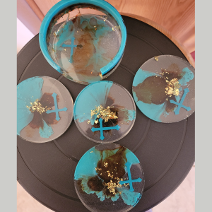 Round or square coaster set