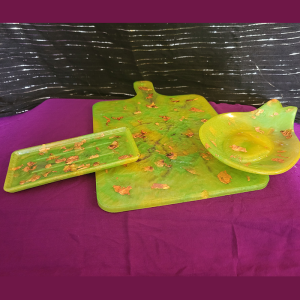 Green Kitchen Set